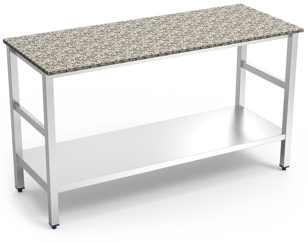 Table inox plan de travail professionnelle 1,2 m