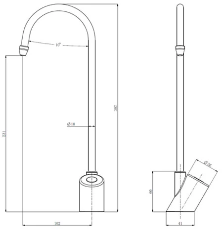 Robinet de remplissage de pichet électronique en acier inoxydable pour  fontaine à eau - Robinets pour fontaines d'eau potable - Robinets  profesionnels - Fricosmos